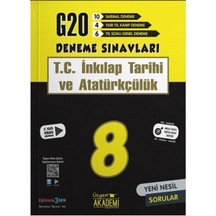 8.Sınıf LGS T.C İnkılap Tarihi ve Atatürkçülük 20'li Deneme Sınavı- Üçgen Akademi