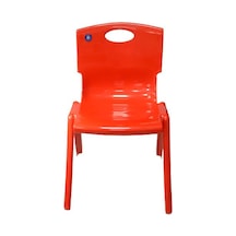 1.Kalite Kırılmaz Çocuk Sandalyesi – Kreş ve Anaokulu Sandalyesi Kırmızı 6 Adet Kırmızı