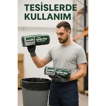 Pundix Pundıx J500 Endüstriyel Çöp Poşeti 80 110 Cm Jumbo Boy Kalın Seri 1 Koli 20 Rulo / 200 Adet Dayanıklı, Sızdırmaz Ve Geniş Hacimli Çöp Torbası