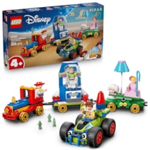 LEGO® ǀ Disney ve Pixar Oyuncak Hikayesi Kutlama Treni ve RC Araba 43264 - 4 Yaş ve Üzeri Çocuklar için Yaratıcı Oyuncak Yapım Seti(206P)