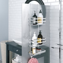 Teknotel Üç Katlı Asmalı Banyo Duş Rafı Krom Lm580 Krom