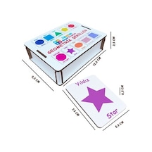 Geometrik Şekillerle Zihinsel Gelişimi Destekleyen Ahşap Oyuncak