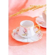 Acar Ykg-05988 Isolde 6lı Kahve Fincan Takımı Bej