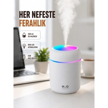 Ers Abs Gövdeli 300ml Usb Nemlendirici Beyaz, Gri, Pembe Renk