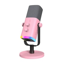 Fifine Am8 Xlr Usb Rgb Dinamik Pembe Yayinci Mikrofonu