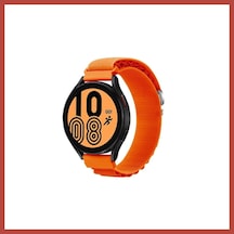 Bezos Watch 20mm Uyumlu Kr410 Kumaş Kordon - Turuncu Erdotıca