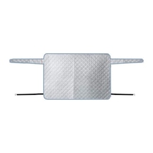 140 X 80cm Araç Arka Camı Kalınlaştırılmış Güneş Kalkanı Tüm Hava Koşullarına Karşı Koruyucu Kapak Gümüş