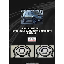 2010-2017 Dacia Duster Damalı Çamurluk Dodik 8 Prç.