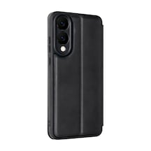 Samsung Galaxy S25 Uyumlu Edge Flip Cover - Siyah