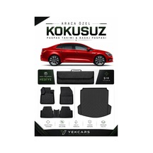 Renault Megane 4 2019 Model Aracınıza Özel 4d Kauçuk Paspas Takımı Ve Çift Kulaklı Bagaj Havuzu