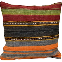Zehra Abla Halı Yeni El Dokuma Dekoratif Kilim Kırlent Yastık Kılıfı 6096