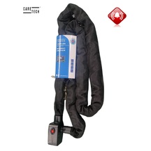 Caretech CT‑774 Zincir Kilidi 10mm Motosiklet/Bisiklet Çelik Alarmlı Kılıflı  1.8mt  ART 4 Yıldız Sertifikası
