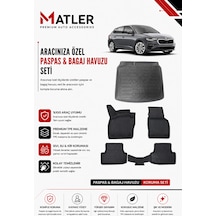 Skoda Scala 2024 Model 4d Ekstra Havuzlu Paspas Ve Bagaj Havuzu Set