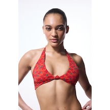 Penti Chery Minimal Kesim Kiraz Desenli Bikini Üstü
