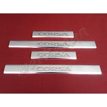 Db Chrome Opel Corsa C Krom Kapı Eşiği 2000-2006 4 Parça P.Çelik (430393271)