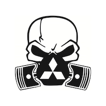 Piston Mitsubishi Kuru Kafa Gaz Sticker Yapıştırma