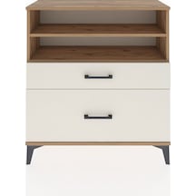 Arges Şifonyer 2 Raflı 2 Çekmeceli 88x30x96 Çam-aytaşı Atlas Çam