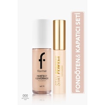 Yoğun Kapatıcılık Sunan 2'li Fondöten&kapatıcı Seti - Açık Ten/soğuk Alt Ton SET137