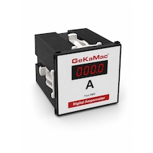 Gekamac Dijital Ampermetre True Rms 0-400a Dc 220v Panel Tipi Akım Göstergesi