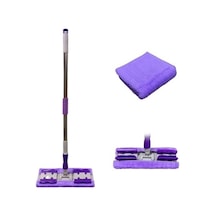 Sihirli Spin Mop Teleskopik Çok Amaçlı Mop +1 Bez Hediyeli - Mor Bx40 000 Açık Krem