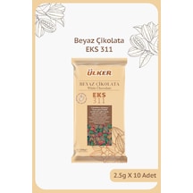 Fildişi Kuvertür - Beyaz Çikolata - Eks 311- 2.5kg - 10 Adet