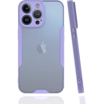 Apple Uyumlu iPhone 13 Pro Kılıf Kamera Korumalı Arkası Şeffaf Silikon