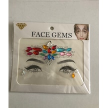 Kendinden Yapışkanlı Yüz Taşı Sticker Face Gems Model12