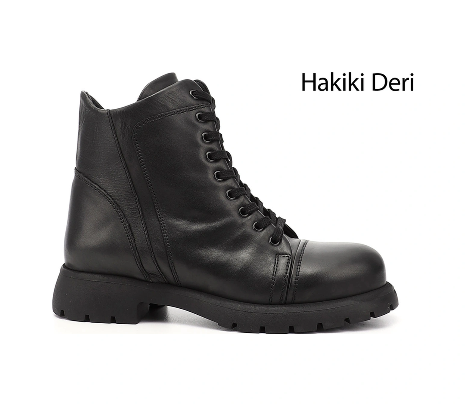 Gönderi(R) Gönderi R Kadın Siyah Fermuarlı Hakiki Deri Postal Bot Dkzb02842643 Siyah
