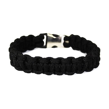 Siyah Paracord Bileklik Siyah