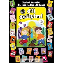 Dil Gelişimi-Stickerlı 3+4+5 Yaş - Afife Çoruk - Panda