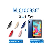 Samsung Uyumlu Galaxy A2 Core Premium Matte Silikon Kilif + Cam (Seçin) 348879807
