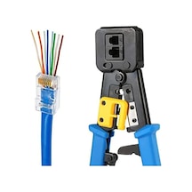 Tools Ez Rj45 Yeni Nesil Konnektor Pense 100 Adet Yeni Nesil Rj45 Jag