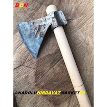 Bcn Dövme Çelik Balta Nacak Orta Boy Balta El Yapımı 700Gr Garant N11.2