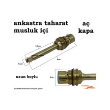 Ankastre Taharat Musluğu Büyük Boy İçi Aç Kapa Taharet Musluk İçi