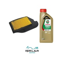 Tvs Jüpiter 110 Castrol Yağ Ve Hava Filtre Bakım Seti Bs0015