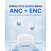 Bezos Snk-9005 Beyaz Anc & Enc Kablosuz Bluetooth Kulaklık 5.4 Kulak İçi Kulaklık Mmbz