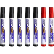 Bic 1701 Velleda Tahta Kalemi Seti - 5 Siyah + 2 Kırmızı