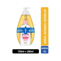 Şampuanı 750ml Bebek Yağı Hediyeli 200ml
