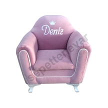 Isme Özel Şeritli Çocuk Koltuğu Pembe (316327780) Pembe