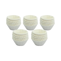 Muffin Kek Kapsülü Beyaz Küçük Boy No:1 100lü X 5 Paket - K41 Belirtilmemiş Beyaz Diğer