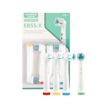 Diamond Cleaning Eb55-x Oral-b Şarjlı Ve Pilli Diş Fırçası Uyumlu 4 Adet Yedek Başlık Beden: T