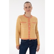 U.s. Polo Assn. Kadın Somon Hırka Triko 50293038-vr047 Somon