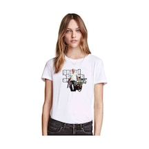 Gta V Trevor Philips Kadın Beyaz Tshirt