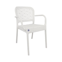 Luna Ares Rattan Koltuk 4 Adet Beyaz