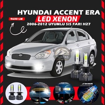 Hyundai Accent Era 2006-2012 Sis Farı Uyumlu Şimşek Etkili Led Xenon Pro Series H27