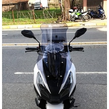 Motocam Rmg Moto Gusto Dream 150 Ön Cam 2023-2026 Model 75cm Füme Renkli 4mm Uzun