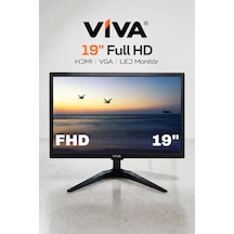 M-19 Premium 19 Inch LED Monitor Ultra Parlak Ekran Dahili Hoparlor HDMI VGA