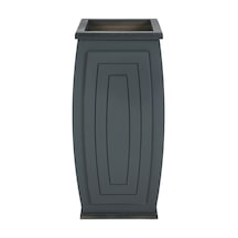 Dekoratif Ahşap Mdf Saksı Ve Çiçeklik Ilizyon 60cm Antrasit
