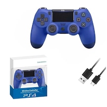 Trio Tr901m Mavi Doubleshock 4 Kablosuz Titreşimli Ps4 Oyun Kolu