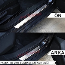 Vw Passat B8 Krom Kapı Eşiği Tk 2015 Üzeri Paslanmaz Çelik N11.179